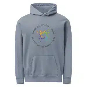 Unisex garment-dyed hoodie